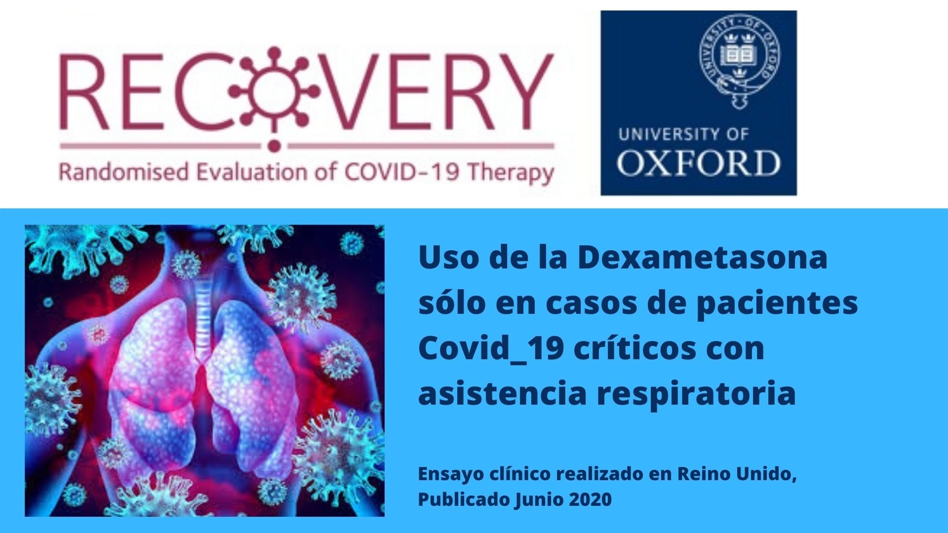LA DEXAMETASONA EN PACIENTES COVID 19 CON ASISTENCIA RESPIRATORIA Laboratorio Behrens
